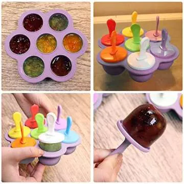 Silicone Popsicle Molds for Kids Fun and Healthy Ice Treats