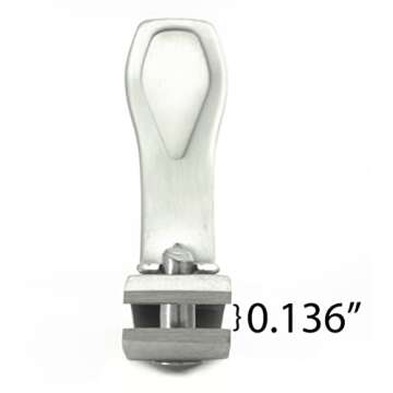 REFINE Wide Jaw Straight Cut Toenail Clipper, Stainless Steel, 2 Count