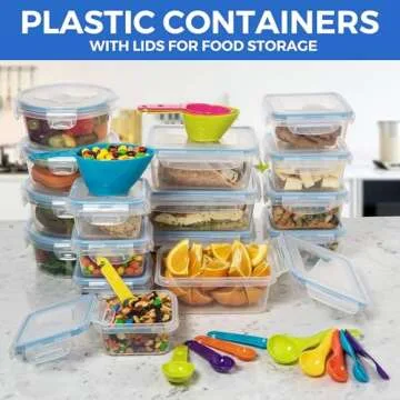Shazo 44 PC Airtight Food Storage Containers Set