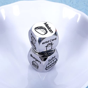 Food Decision Dice for Couples - Fun Gift for All Occasions