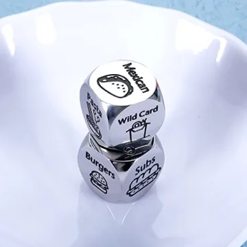 Food Decision Dice for Couples - Fun Gift for All Occasions