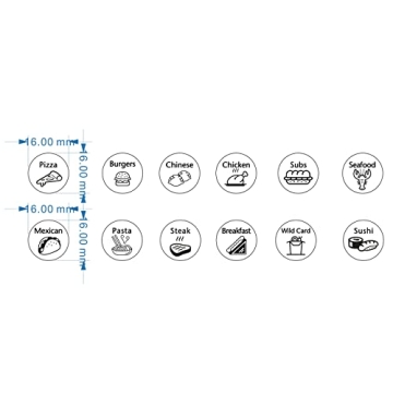 Food Decision Dice for Couples - Fun Gift for All Occasions