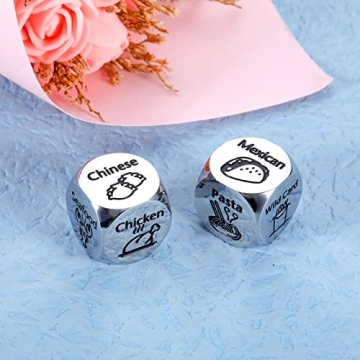 Food Decision Dice for Couples - Fun Gift for All Occasions