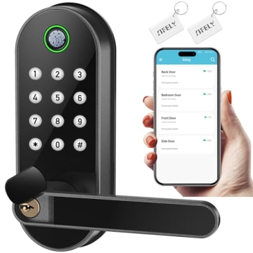 Sifely Smart Lock: 6-in-1 Keyless Entry with Fingerprint & App Control