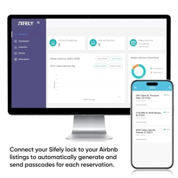 Sifely Smart Lock 6-in-1 Keyless Entry Fingerprint App Control