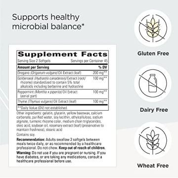 Herbal Yeast Balance Supplement for Digestive Health