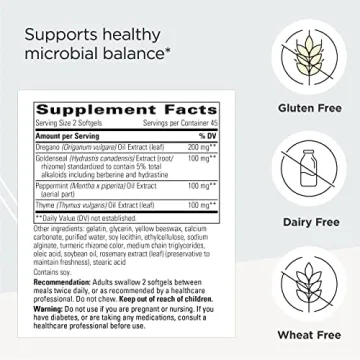 Herbal Yeast Balance Supplement for Digestive Health