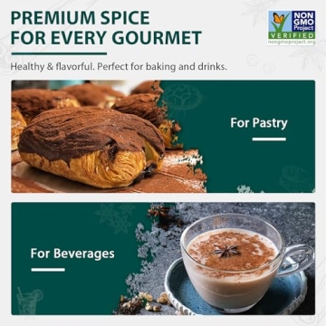 Soeos Star Anise Pods for Baking & Tea, 4 oz