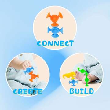 HYSZXUS Bath Toys - 27 PCS Suction Cup Toys Bathtub Toys Shower Toys for Kids Ages 4-8,Sensory Toys for 3 4 5 6 7 Year Old Boys Girls,Mold Free Bath Toys Travel Toys Window Toys Silicone Sucker Toys