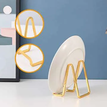 Elegant Plate Holder Easel Display Stand for All Occasions