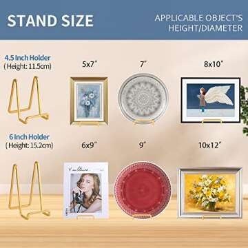 Elegant Plate Holder Easel Display Stand for All Occasions