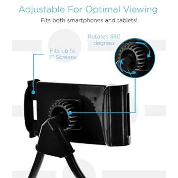 Aduro Phone Neck Holder, Gooseneck Lazy Neck Phone Mount to Free Your Hands for iPhone Android Smartphone