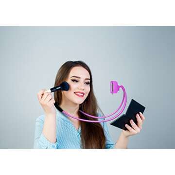 Aduro Phone Neck Holder, Gooseneck Lazy Neck Phone Mount to Free Your Hands for iPhone Android Smartphone