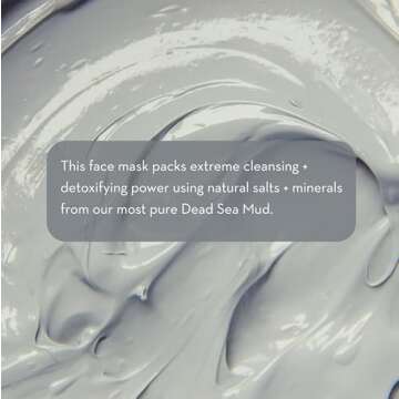 Pure Body Naturals Dead Sea Mud Mask - Acne Treatment & Skin Detox