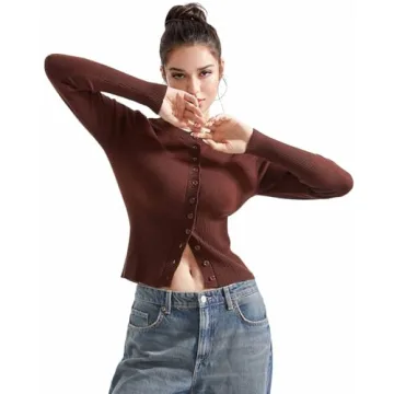 SUUKSESS Button Down Cardigan for Women - Stylish & Versatile