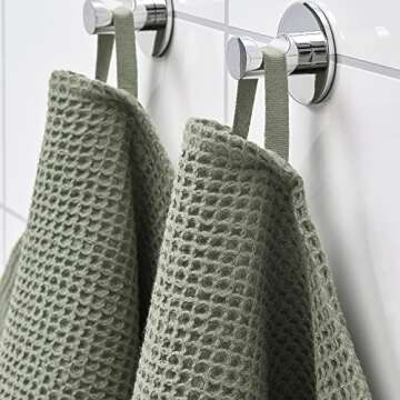 VALLASÅN bath towel, 70x140 cm, light green