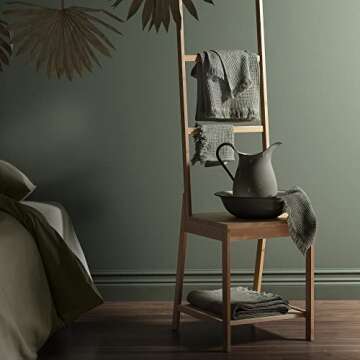 VALLASÅN bath towel, 70x140 cm, light green