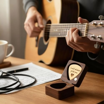 Premium Custom Guitar Pick and Holder Set - Perfect Personalized Gift for Musicians!