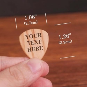Custom Guitar Picks and Holder for Musicians and Gift Ideas