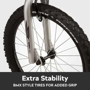 Pacific Vortax BMX Style Kids Bike for Boys and Girls, Single Speed, 12 to 20-Inch Wheel Option, Adjustable Seat, Durable Frame, Number Plate Handlebar, Easy to Stop Brakes, Designed for New Riders