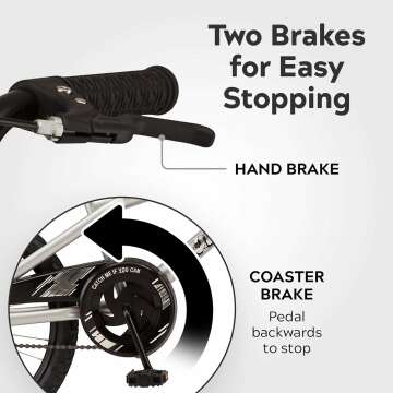 Pacific Vortax BMX Style Kids Bike for Boys and Girls, Single Speed, 12 to 20-Inch Wheel Option, Adjustable Seat, Durable Frame, Number Plate Handlebar, Easy to Stop Brakes, Designed for New Riders