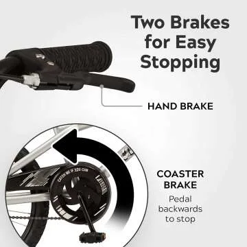 Pacific Vortax BMX Style Kids Bike for Boys and Girls, Single Speed, 12 to 20-Inch Wheel Option, Adjustable Seat, Durable Frame, Number Plate Handlebar, Easy to Stop Brakes, Designed for New Riders