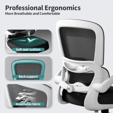 Buy TRALT Ergonomic Office Chair with Adjustable Support