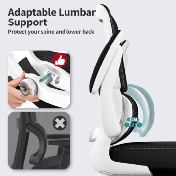 Buy TRALT Ergonomic Office Chair with Adjustable Support