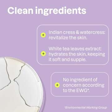 ATTITUDE Soothing Shower Gel, Dermatologically Tested, Plant and Mineral-Based, Vegan Personal Care Products, White Tea Leaves, 32 Fl Oz