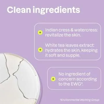 ATTITUDE Soothing Shower Gel, Dermatologically Tested, Plant and Mineral-Based, Vegan Personal Care Products, White Tea Leaves, 32 Fl Oz