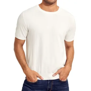 Stylish Men's Short Sleeve Knit T-Shirt for Comfort