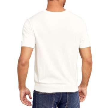 Stylish Men's Short Sleeve Knit T-Shirt for Comfort