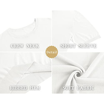 Stylish Men's Short Sleeve Knit T-Shirt for Comfort