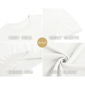 Stylish Men's Short Sleeve Knit T-Shirt for Comfort