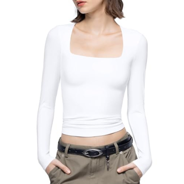 PUMIEY Women’s Stylish Long Sleeve T-Shirt - Comfort Meets Fashion