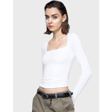 PUMIEY Women’s Stylish Long Sleeve T-Shirt - Comfort Meets Fashion