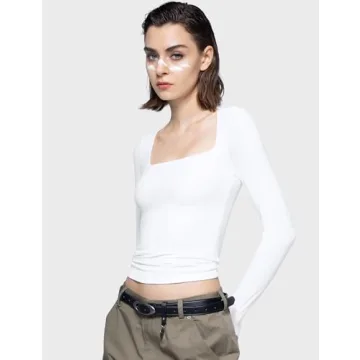 PUMIEY Women’s Stylish Long Sleeve T-Shirt - Comfort Meets Fashion