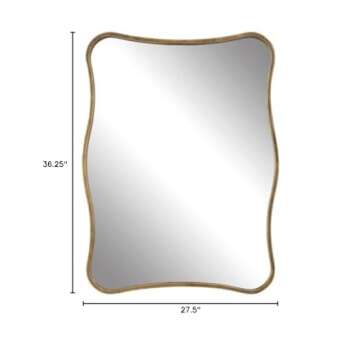 Pavia - Curvy Vanity Mirror-36.25 Inches Tall and 27.5 Inches Wide