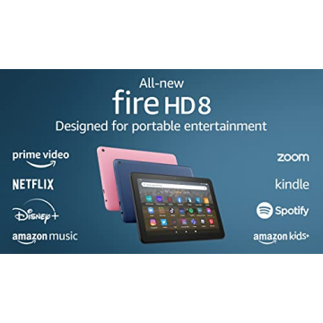 Amazon Fire HD 8 Tablet 2022 - 64GB, Fast Display