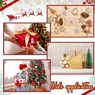 Zonon 720 Pieces Self Adhesive Christmas Gift Tag Xmas Kraft Name Tags Natural Kraft Christmas Stickers Paper Tags Christmas Labels for Christmas Decoration(Snowman Style)
