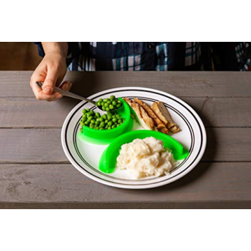 Food Cubby Plate Divider 2 PACK for Neat Meals