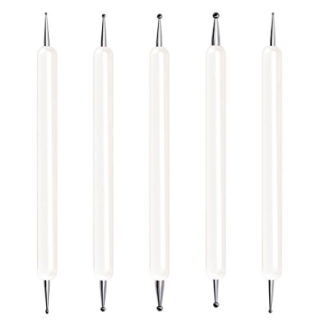 Selizo 5 Pcs Embossing Stylus Tools for Nail Art and Crafts