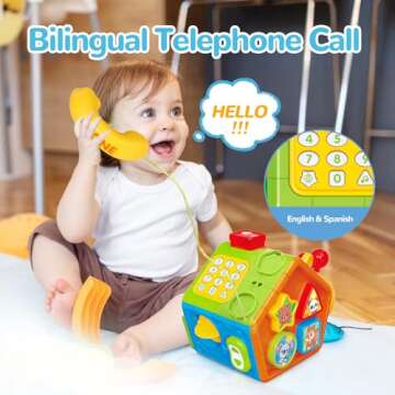 Snail Crawling Toys for 1 Year Old Boys Girls, Musical Baby Toys for 6-12 Months, Early Development Learning Toys for 12-18 Months, Birthday Gifts for 1-2 Year Old Toddlers