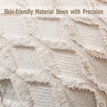 Soft Faux Wool Pillow Covers - Pack of 2, 18x18 Inches