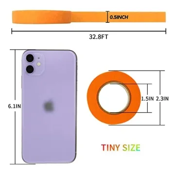 UMETDO 8PCS Colored Masking Tape for Crafts and DIY