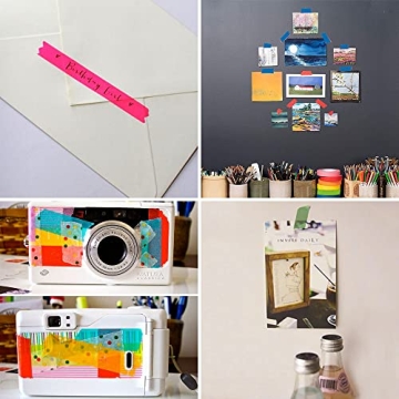 UMETDO 8PCS Colored Masking Tape for Crafts and DIY