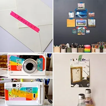 UMETDO 8PCS Colored Masking Tape for Crafts and DIY