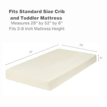 Cozy Everyday Kids Fitted Crib Sheet in Soft Microfiber