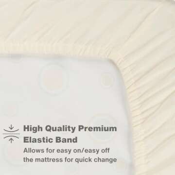 Cozy Everyday Kids Fitted Crib Sheet in Soft Microfiber