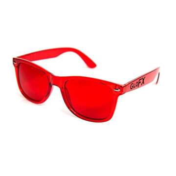 GloFX Red Color Therapy Glasses for Strength Vitality Confidence